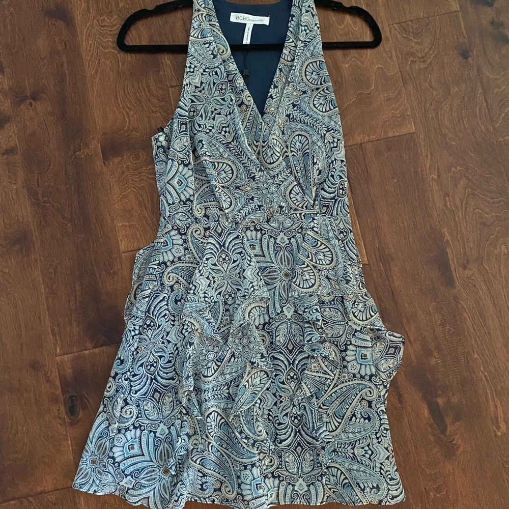 BCBG RUFFLE DRESS